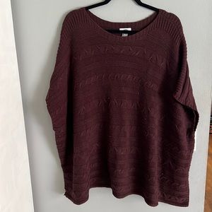 Maroon shall. Prefect for fall or winter